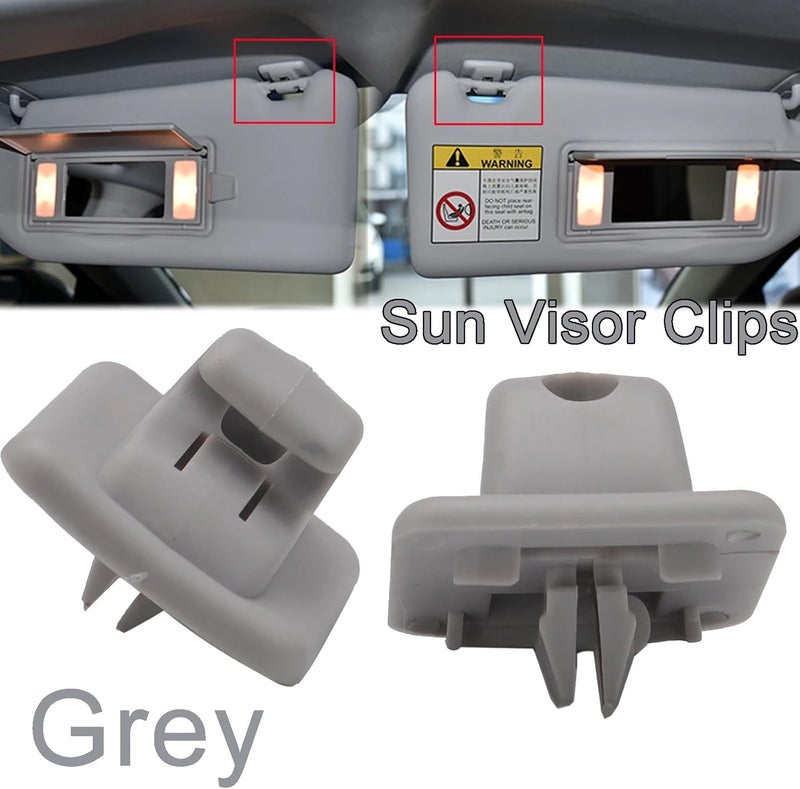Wivplex 2x Sun Visor Hook Clips for Citroen Vehicles - Image 5
