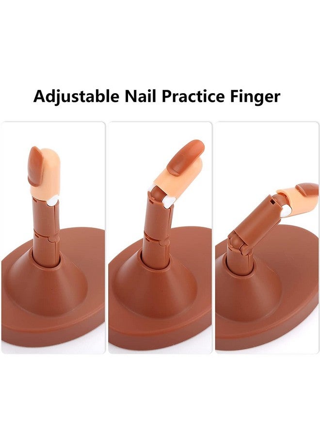 Ruby Face Rubyface Nail Practice Fingers for Acrylic Nails, 3 Nails for Practice Hand for Acrylic, Training Fingers for Nail Art Beginners, Fake Fingers with Nail for Hand Training - Image 5