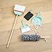 MindWare Oh So Fun Cleaning Cart Kids Cleaning Set Includes Kid Size Broom Other Cleaning Toys for Kids 3 Up - Image 4