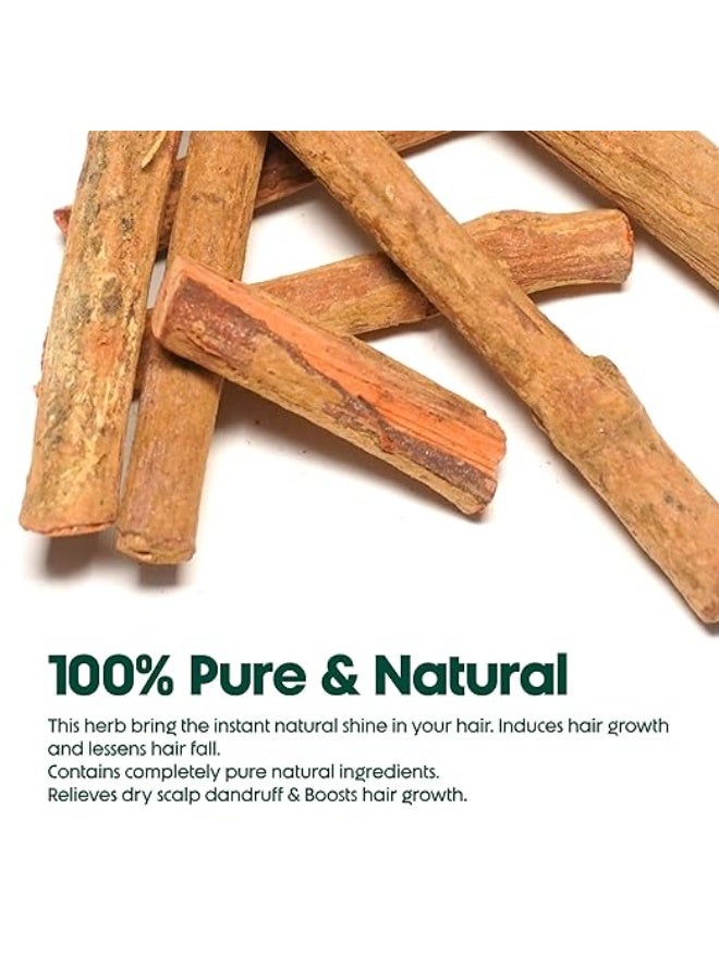 MYHERB 100% Pure Natural Organic Manjistha (Rubia Cordifolia) Powder || 227 Gm/0.5 Lbs || Ayurvedic Herbal Powder || For Hair,Face,Internal Consume || For Men & Women - Image 4