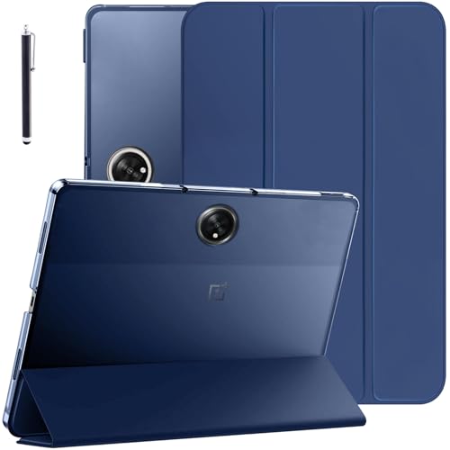 Robustrion Cover for OnePlus Pad Lite 11 inch Cover Case, Trifold Flip Cover Case for OnePlus Pad Lite Tablet Cover 11" with Translucent Back - Navy - Image 1