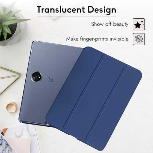 Robustrion Cover for OnePlus Pad Lite 11 inch Cover Case, Trifold Flip Cover Case for OnePlus Pad Lite Tablet Cover 11" with Translucent Back - Navy - Image 5