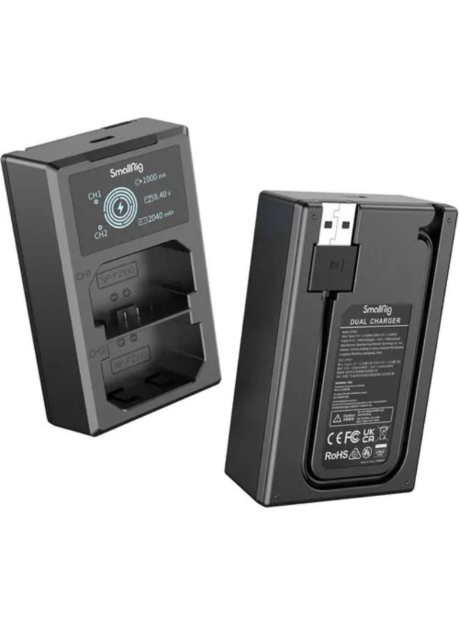 SMALLRIG NP-FZ100 Kit with 2 Batteries and 2-Bay USB Charger  NP-FZ100 Camera Battery and Charger Kit 3824B - Image 4