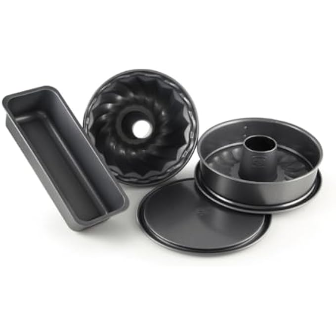 OTTO Baking Tin Set BackHarmonie Set Of 4 In Black Enamel 30 X 30 X 115 Cm - Image 1