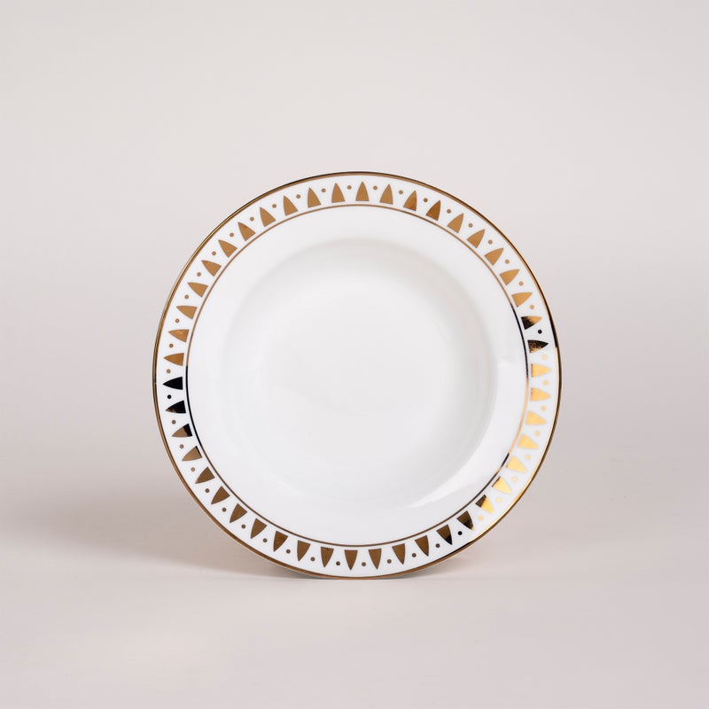 18 Pcs Dinner Set Serve 6 Person,Qamaryat