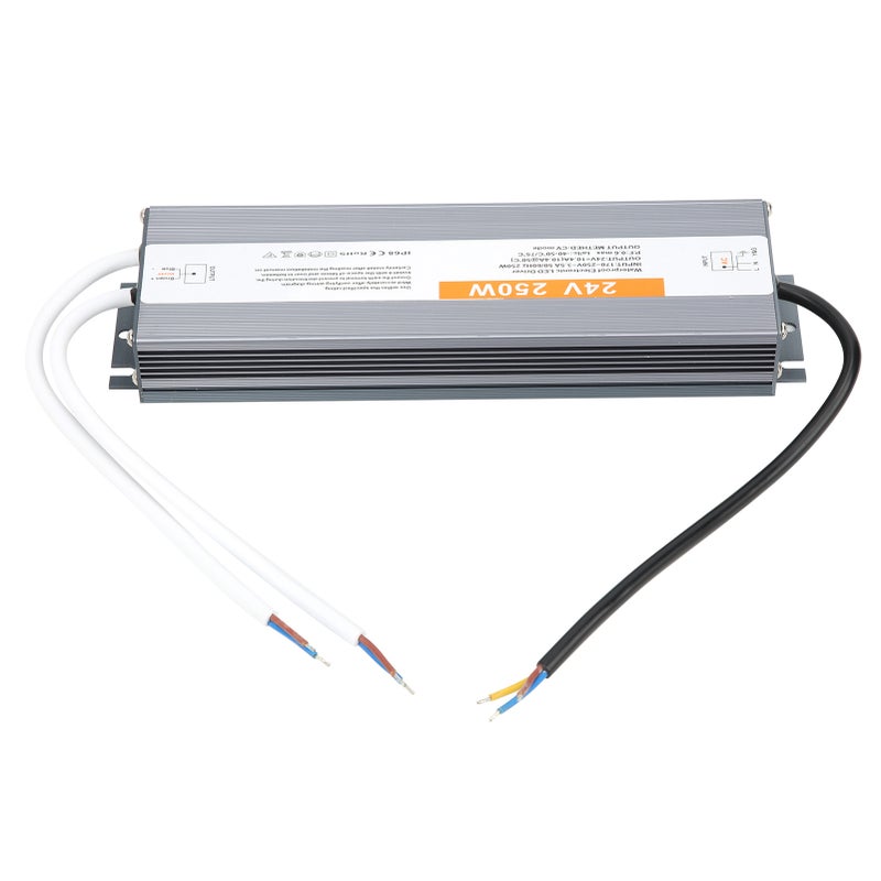 مدخل طاقة متبدل مضاد للماء LED بقوة 250 واط – محول ومحول طاقة AC170-250 فولت - Image 4