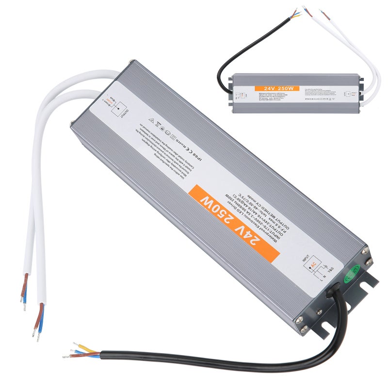 مدخل طاقة متبدل مضاد للماء LED بقوة 250 واط – محول ومحول طاقة AC170-250 فولت - Image 5