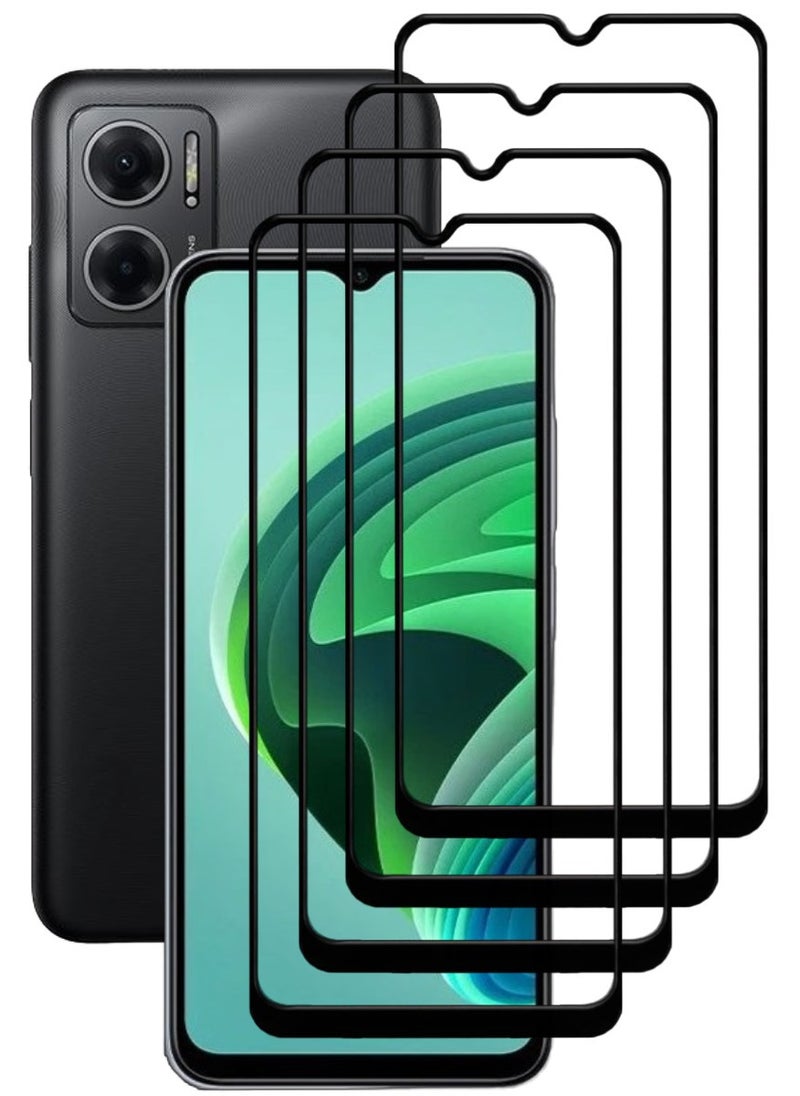 ACLIX 4 Pieces Antistatic ESD Dustproof Premium Quality High Definition Tempered Glass Screen Protector Designed For Xiaomi Redmi Note 11E - Image 1