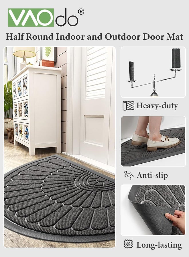 VAOdo Door Mat, Non-Slip Machine Washable Entry Rug, Shoe Scraper, Dog Doormat, Super Absorbent Welcome Mat , Muddy Wet Shoes & Paws for Entryway Patio Garage Bathroom 60*90CM - Image 5