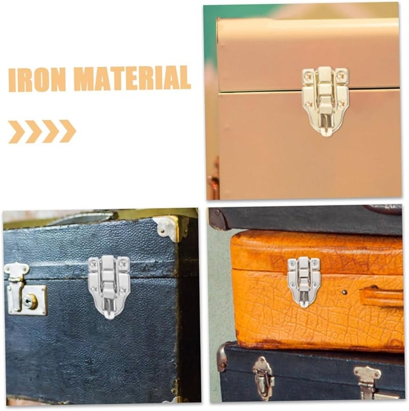 Vintage Antique Decorative Hasp Locks 15pcs Jewelry Box Latch Simple Installation - Image 3