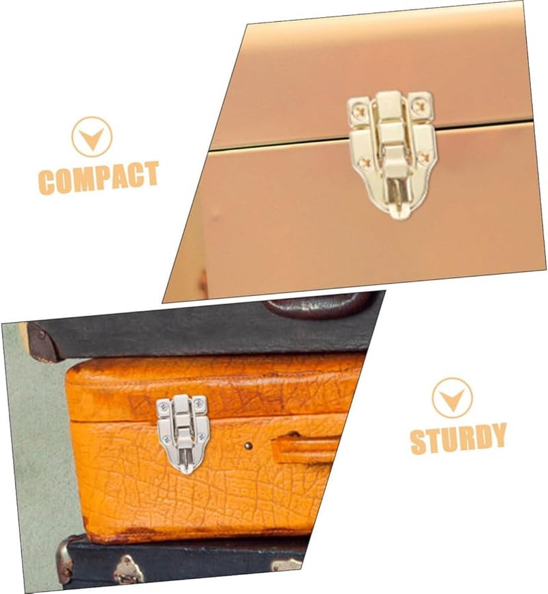 Vintage Antique Decorative Hasp Locks 15pcs Jewelry Box Latch Simple Installation - Image 5