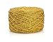 Esuikelut Metallic Glitter Yarn for Crochet Knitting Fine 2 Light Weight Worsted for Crochet Knitting 35g 123oz 145 Yards Soft Craft Sparkle Yarn Gold - Image 2