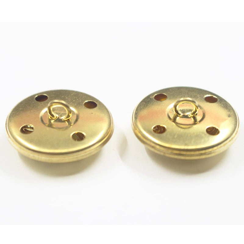 KENDANY 16 Piece Metal Blazer Button Set - for Blazer, Suits, Sport Coat, Uniform, 25mm/0.98inch (Gold) - Image 4