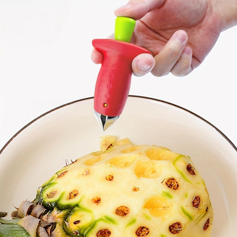 Red Set Of 2 Stainless Steel Strawberry Stem Removers - Image 4
