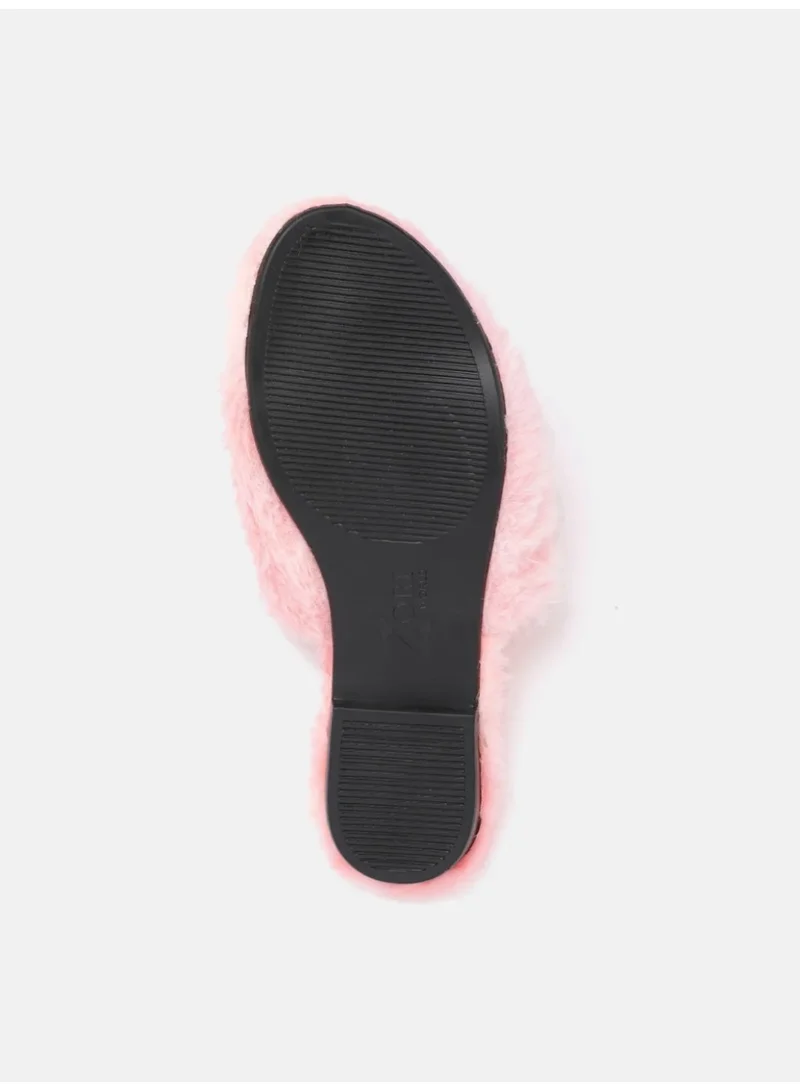 ZORIWORLD  Butterlove Chic Indoor Slipper Slides Soft Vegan Fur & Lightweight Cushioned Sole with Love Design for Women | Best Price UAE