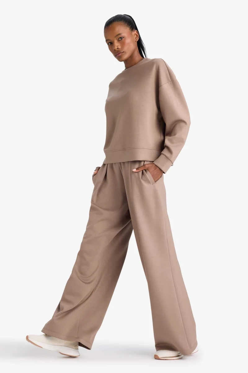 Defacto  DeFactoFit Wide Leg Wide Leg modal Sport Trousers  | Best Price UAE