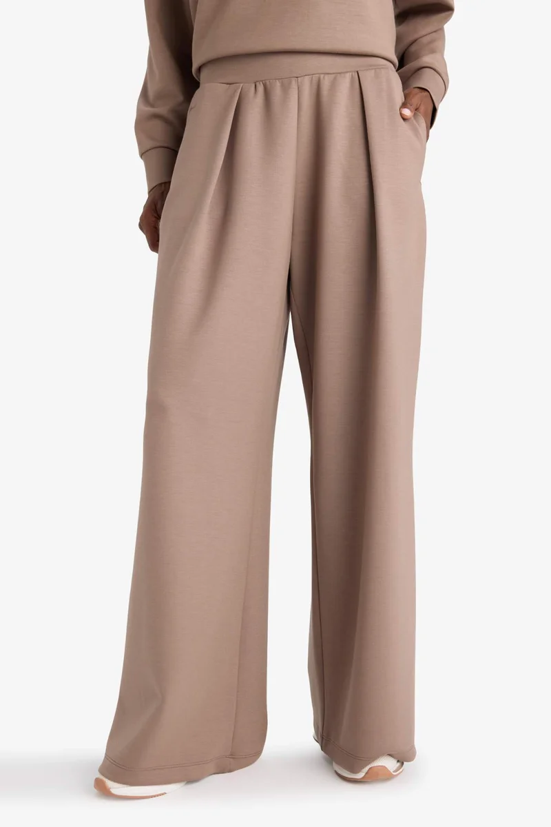Defacto  DeFactoFit Wide Leg Wide Leg modal Sport Trousers  | Best Price UAE