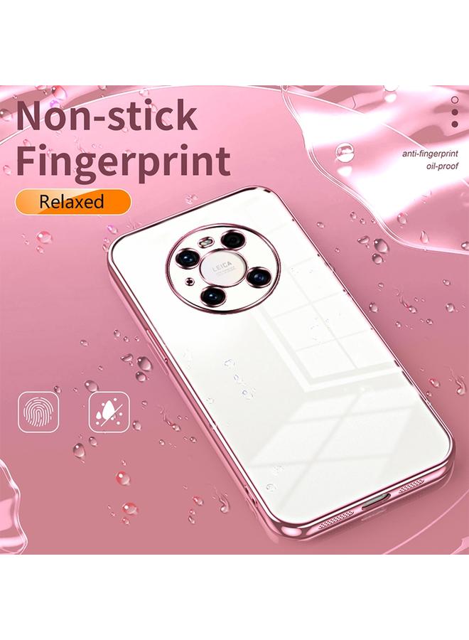 اس-توب جراب لهاتف Huawei Mate 40 Pro، جراب هاتف شفاف مطلي بفتحة دقيقة - Image 4