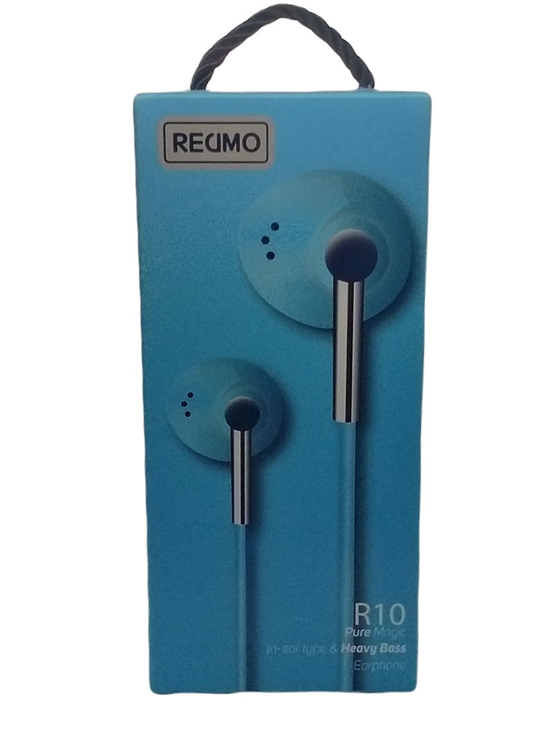 RECIMO سماعة أذن ستيريو ريسيمو R10 - زرقاء - Image 1