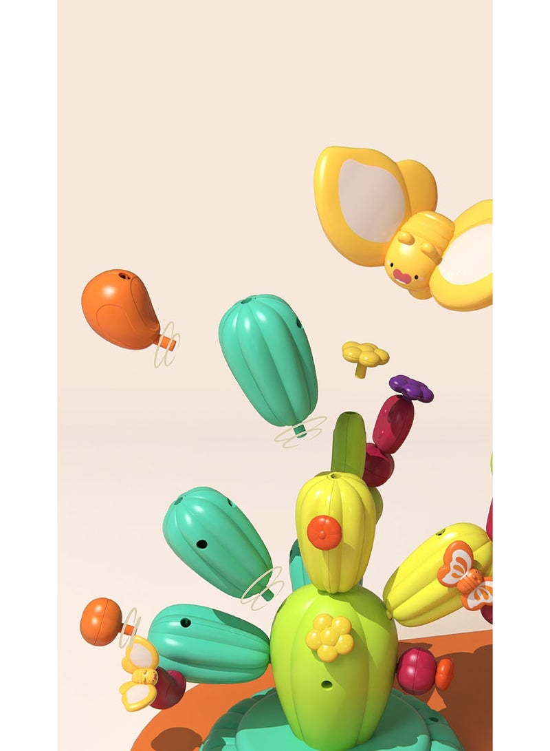 59PCS DIY Cactus Building Blocks | Kids Educational STEM Toys | Magnetic Creative Assembly | Develops Creative  Logical Thinking | Eco-Friendly ABS Material | Vibrant Colors Stimulate Creativity | Smooth  Burr-Free Edges | Easy Snap Fit | Early Learning Educational Toy | Enhances Imagination  Hands-On Skills | Multiple Combination Possibilities - Image 5