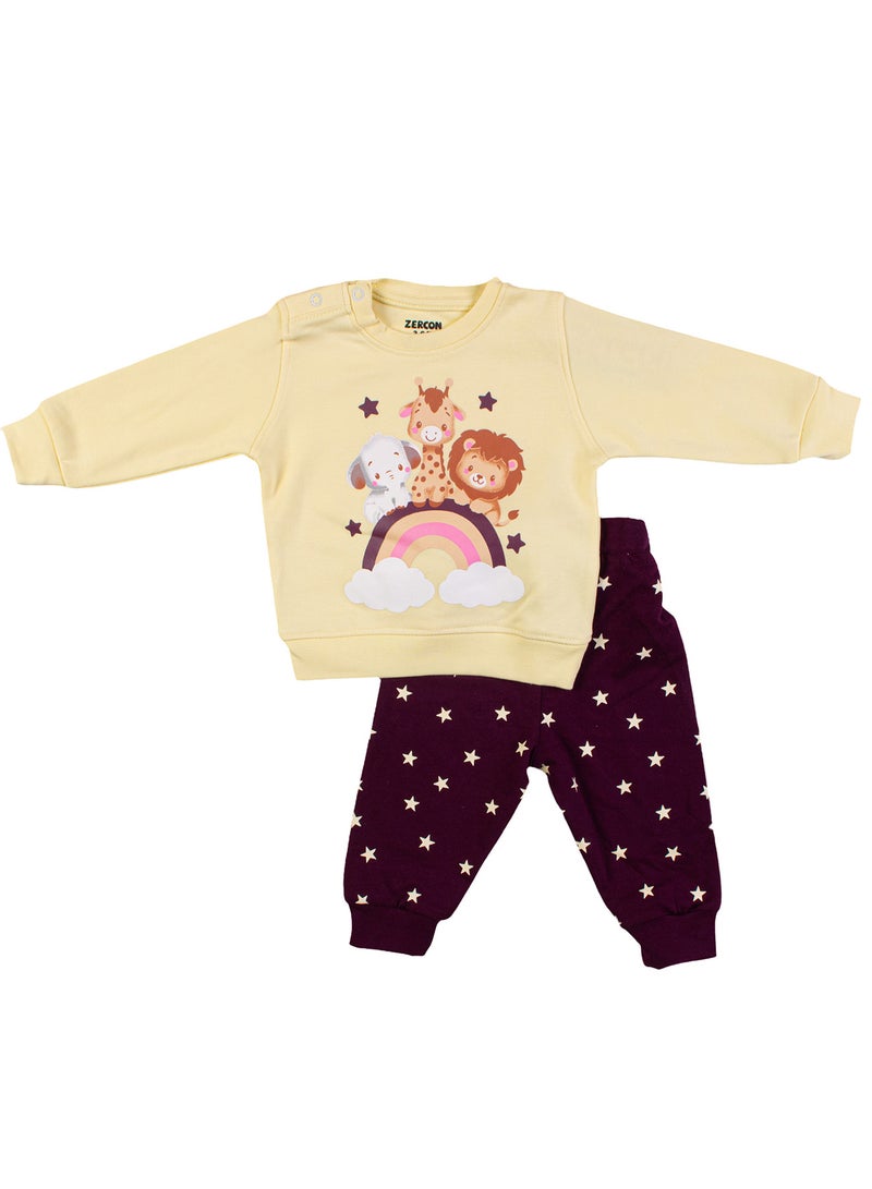 Zercon SPring  Pajama Set for Newborn Babies 6288 - Image 1