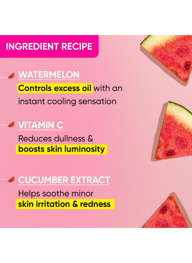 Dot & Key Watermelon Super Glow Gel Face Wash with Vitamin C & Cucumber | Face Wash for Glowing Skin, Pigmentation and Dark Spot Reduction Normal, Combination & Oily Skin (200ml) | Pack of 2 - Image 5