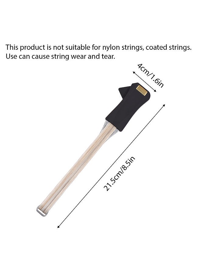 Generic Guitar Bow with Guitar Pick for Folk Acoustic Guitar Picasso Bow Stringed Instrument Double Sided Bow Hair Guitar Playing Bow   Accessories  - Image 3