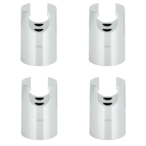 LIPKA Galaxy Pack of 4 ABS Health Faucet/Shower Head Holder | Chrome Finish Wall Mounted Bracket Hook for Bathroom Faucet/Hand Shower | Jet Spray Hand Faucet Holder - Image 1