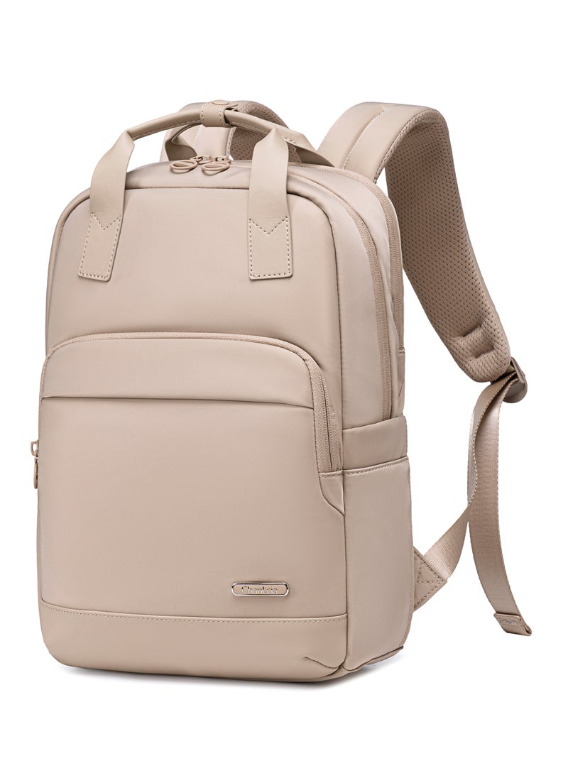 Chantria Premium Lightweight Laptop Backpack for Women Water Resistant Multifunctional Anti-Theft Daypack for Casual/Office/School/College, CB00762-Khaki  - Image 1