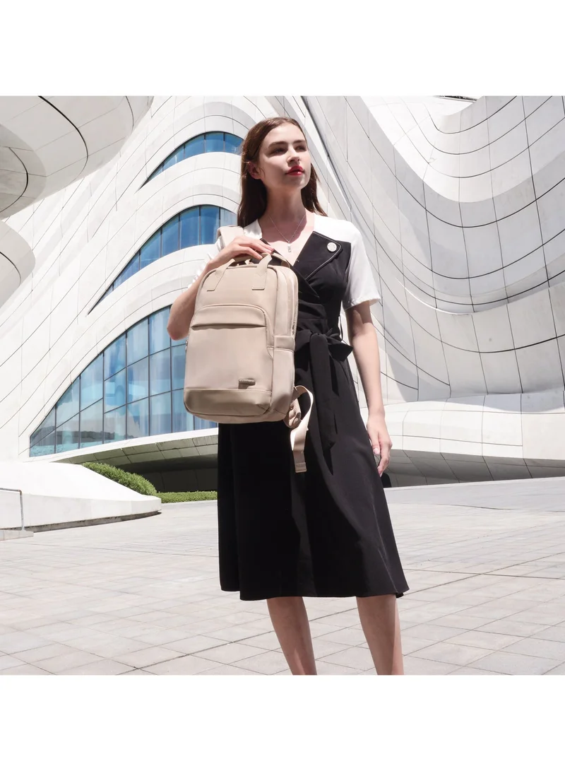 Chantria Khaki Premium Lightweight Laptop Backpack for Women Water Resistant Multifunctional Anti-Theft Daypack for Casual/Office/School/College, CB00762, Khaki for Women | Best Price UAE