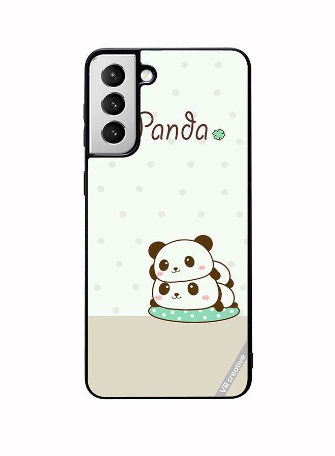 VR CREATIVE Protective Case Cover For Samsung Galaxy S22 Plus 5G Panda Design Multicolour - Image 1