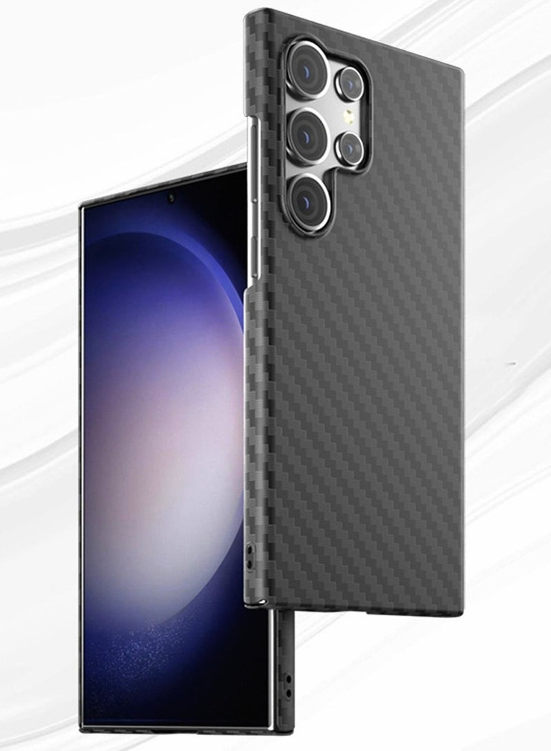 Carbon Fiber Case for Samsung Galaxy S25 Ultra (2025) – Ultra-Thin, Lightweight & Durable Aramid Fiber Design, Anti-Fingerprint Nanocoating, Precision-Fit Protective Cover - Image 4