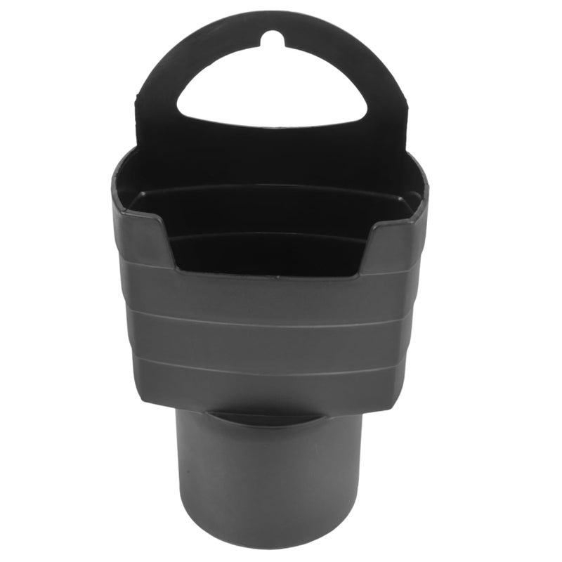 Universal Car Cup Holder Stand For Water Bottles Snacks And Drinks Easy Install Durable Black - Image 2