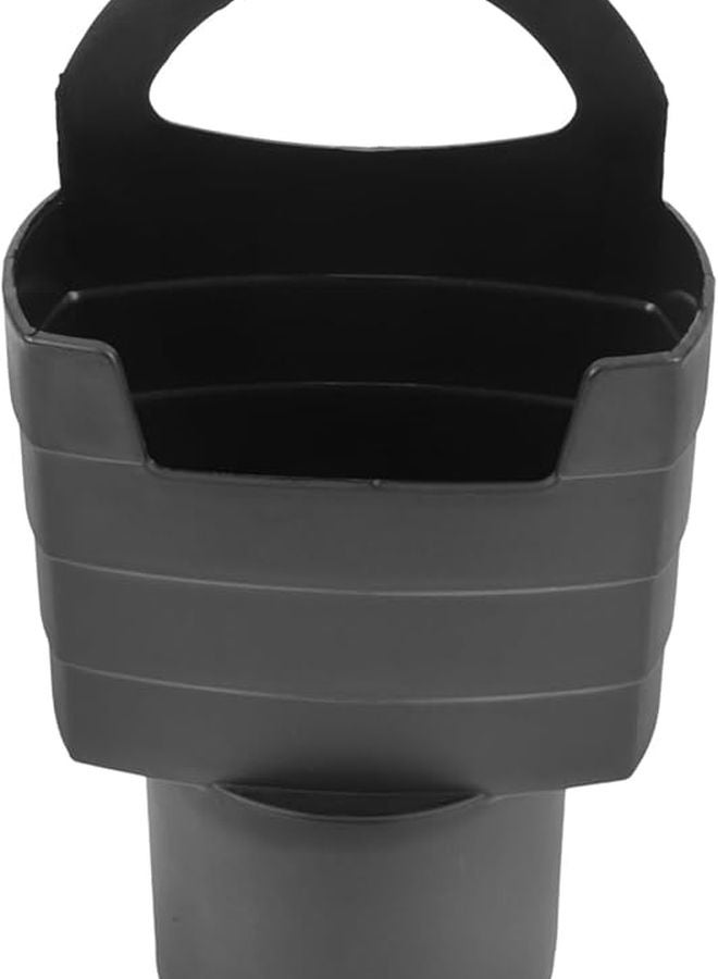 Universal Car Cup Holder Stand For Water Bottles Snacks And Drinks Easy Install Durable Black - Image 1