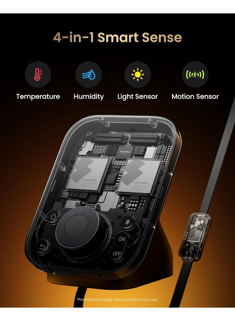 SwitchBot Hub 3 – Smart Home Hub with Matter Compatibility, Apple Home & Home Assistant Support, Real-Time Monitoring, Scene Control, and Automated Comfort - Image 3