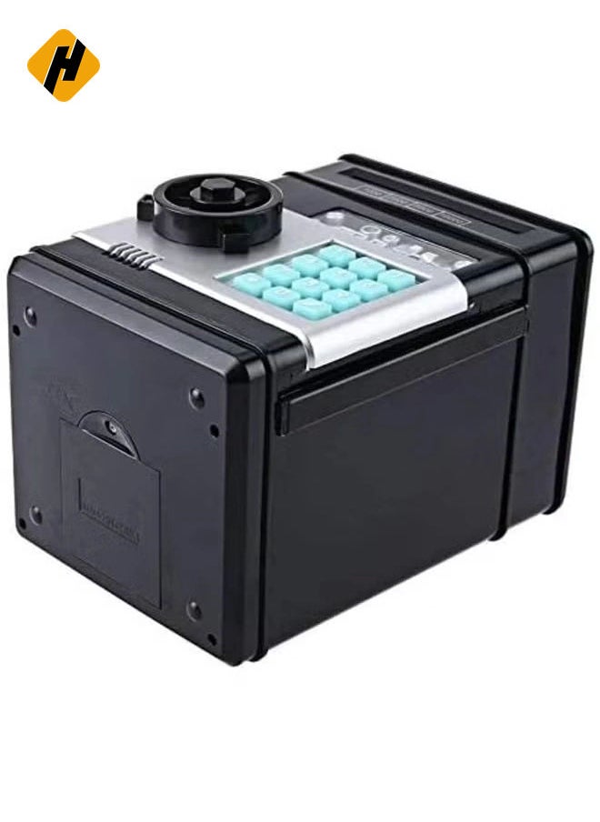 HuHa "Kids Mini Electronic Money Bank – Black Coin and Cash Saving Box, Model WHD1046"  - Image 5