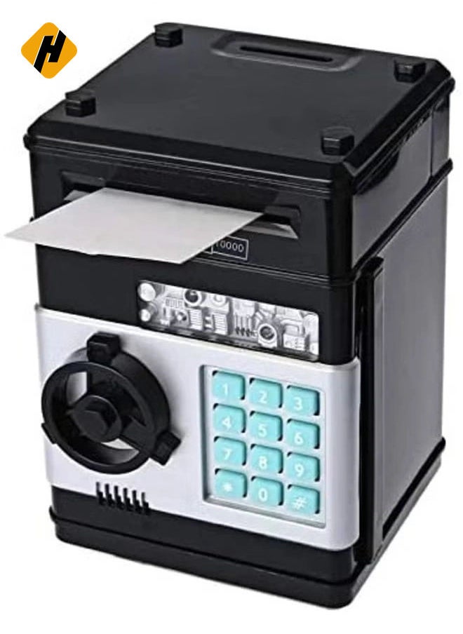 HuHa "Kids Mini Electronic Money Bank – Black Coin and Cash Saving Box, Model WHD1046"  - Image 4