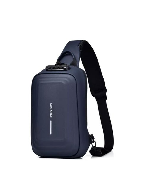 Bag multifunctional anti theft anti scratch hard shell motorcycle chest bag waterproof trendy versatile shoulder bag crossbody bag