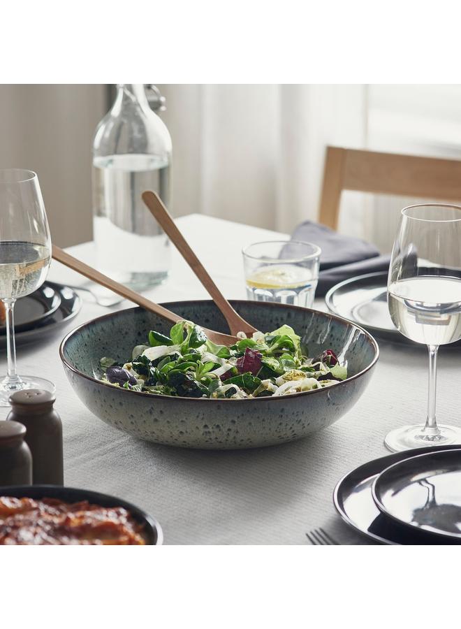 زبون وعاء تقديم، بيج-أخضر، 30 سم - Image 2