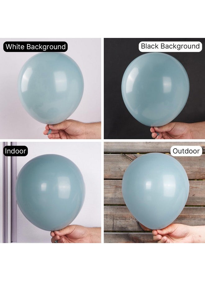 PartyWoo - Pale Aqua Balloons, 127 Pcs Boho Blue Balloons Different Sizes Pack Of 36 Inch 18 Inch 12 Inch 10 Inch 5 Inch Pale Blue Balloons For Balloon Garland Or Arch As Party Decorations, Blue-F28 - Image 1
