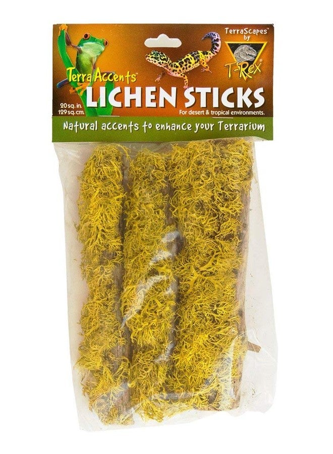 T-Rex Reptiles Terrarium Décor - Terra Accents Lichen Stick - Image 1