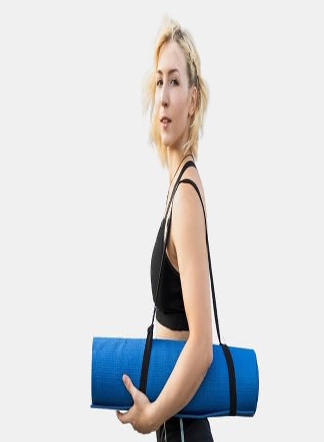 Canbee بساط يوغا كانبي متعدد الألوان، مانع للانزلاق، خفيف الوزن، مقاوم للعرق، مصنوع من مادة EVA، بسماكة 4 مم، مناسب للتمارين الرياضية في الصالات الرياضية والأماكن الخارجية، للرجال والنساء - Image 2