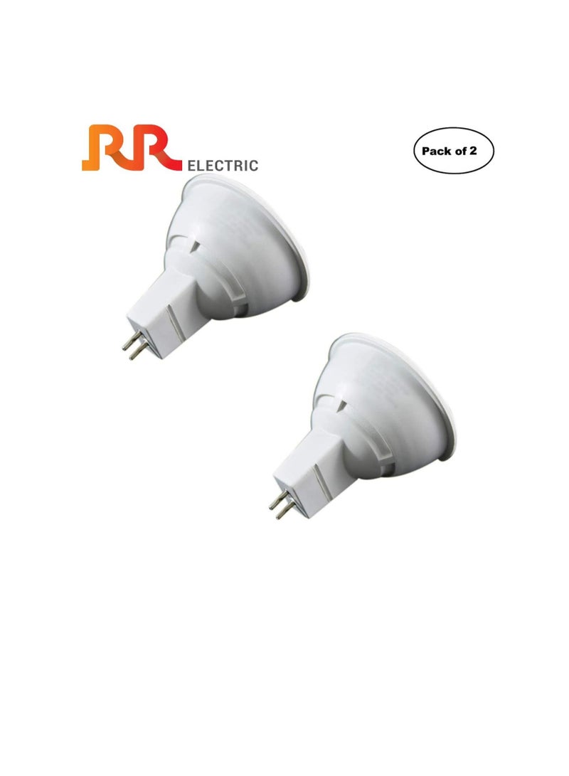 RR Lighting LED Ceiling Spot Light, Energy Saver Zero UV Spot Lamp with High Lumen MR16/GU5.3 5.5W 230VAC For Indoor Home Office Daylight 6500K 5.5W Pack of 2 - Image 2