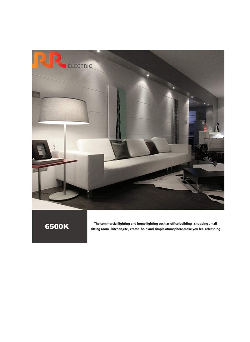 RR Lighting LED Ceiling Spot Light, Energy Saver Zero UV Spot Lamp with High Lumen MR16/GU5.3 5.5W 230VAC For Indoor Home Office Daylight 6500K 5.5W Pack of 2 - Image 3