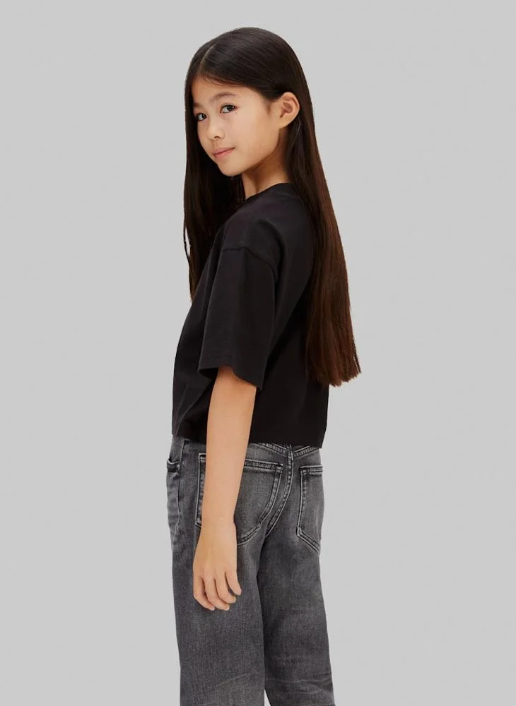 Calvin Klein Jeans Youth Graphic Crew Neck T-Shirt