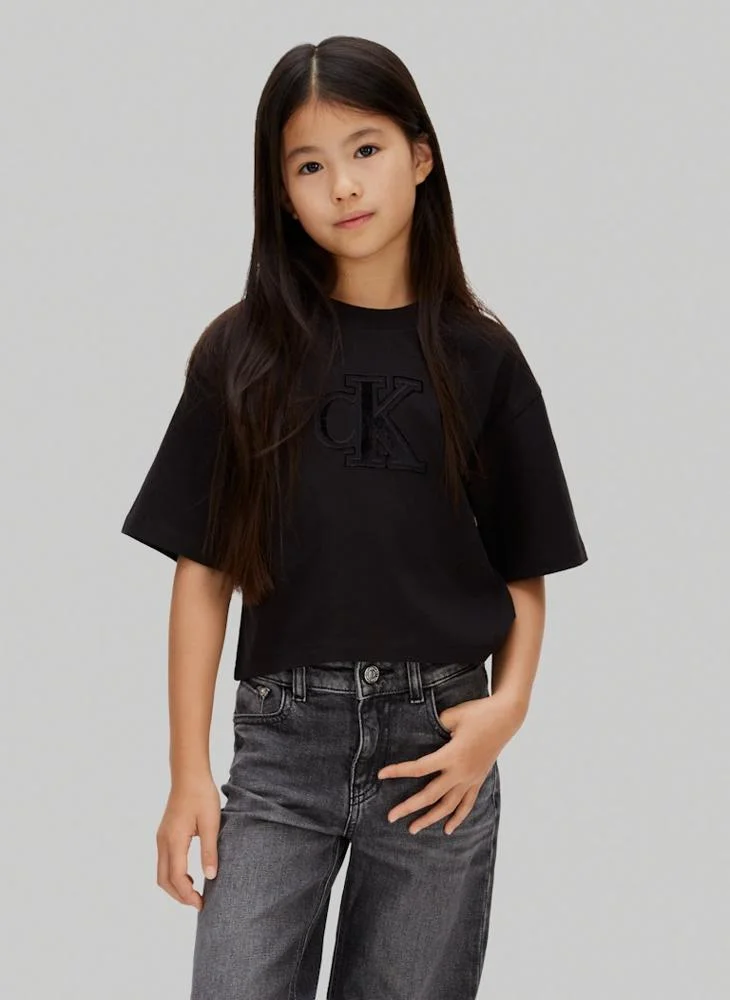 Calvin Klein Jeans Youth Graphic Crew Neck T-Shirt