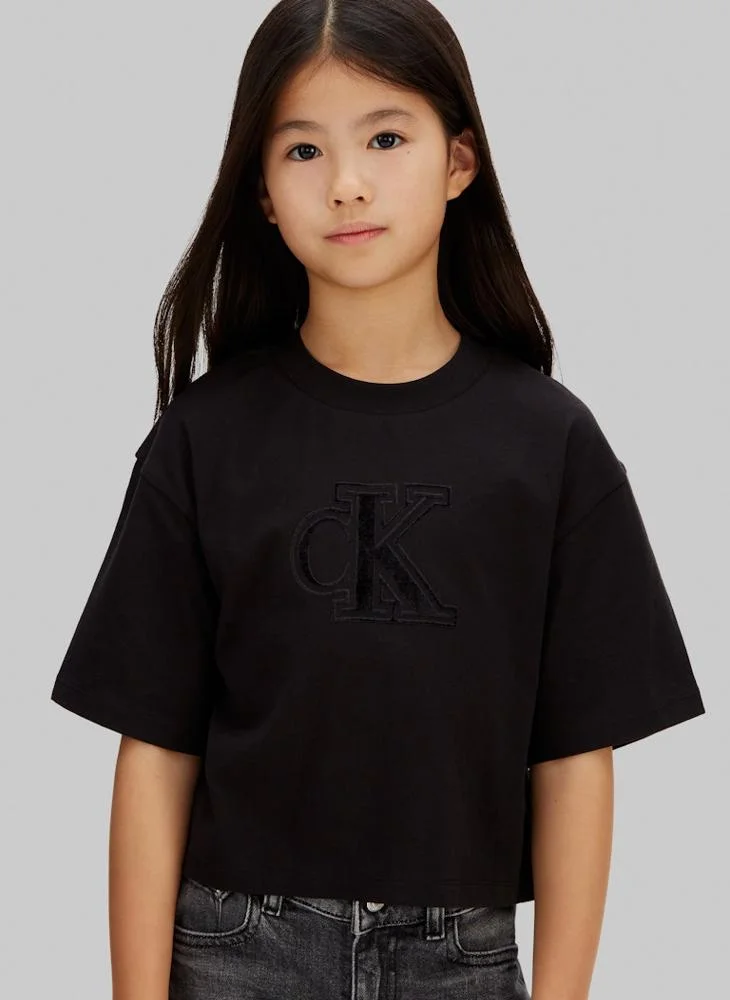 Calvin Klein Jeans Youth Graphic Crew Neck T-Shirt