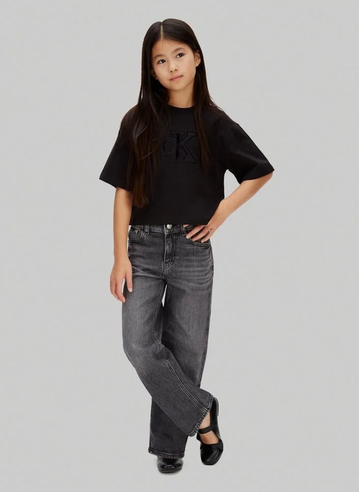 Calvin Klein Jeans Youth Graphic Crew Neck T-Shirt