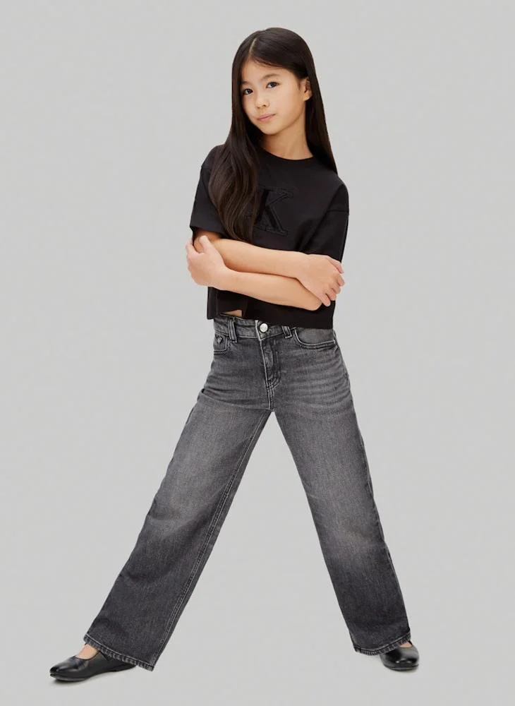 Calvin Klein Jeans Youth Graphic Crew Neck T-Shirt