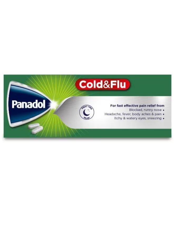 Panadol Cold And Flu Tablets - 24 Caplets